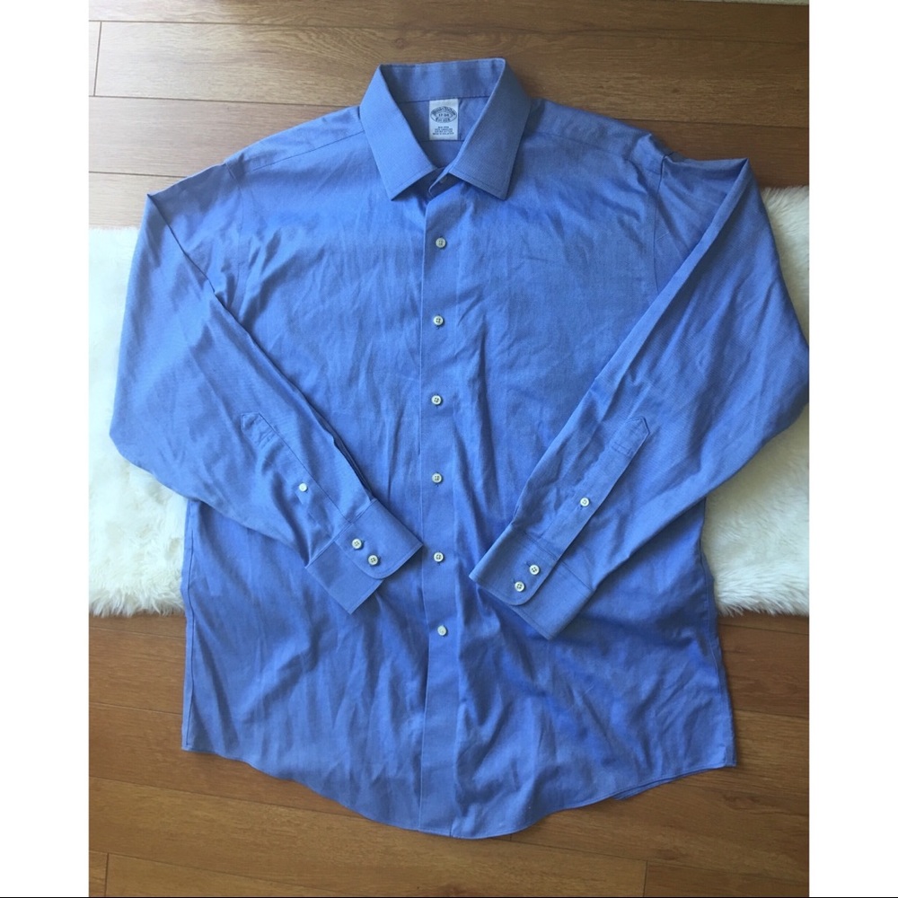 Brooks Brothers Oxford Button Down Shirt 17-34